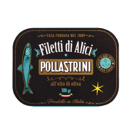 Pollastrini Filetti di Alici - Sardellenfilets in Olivenöl