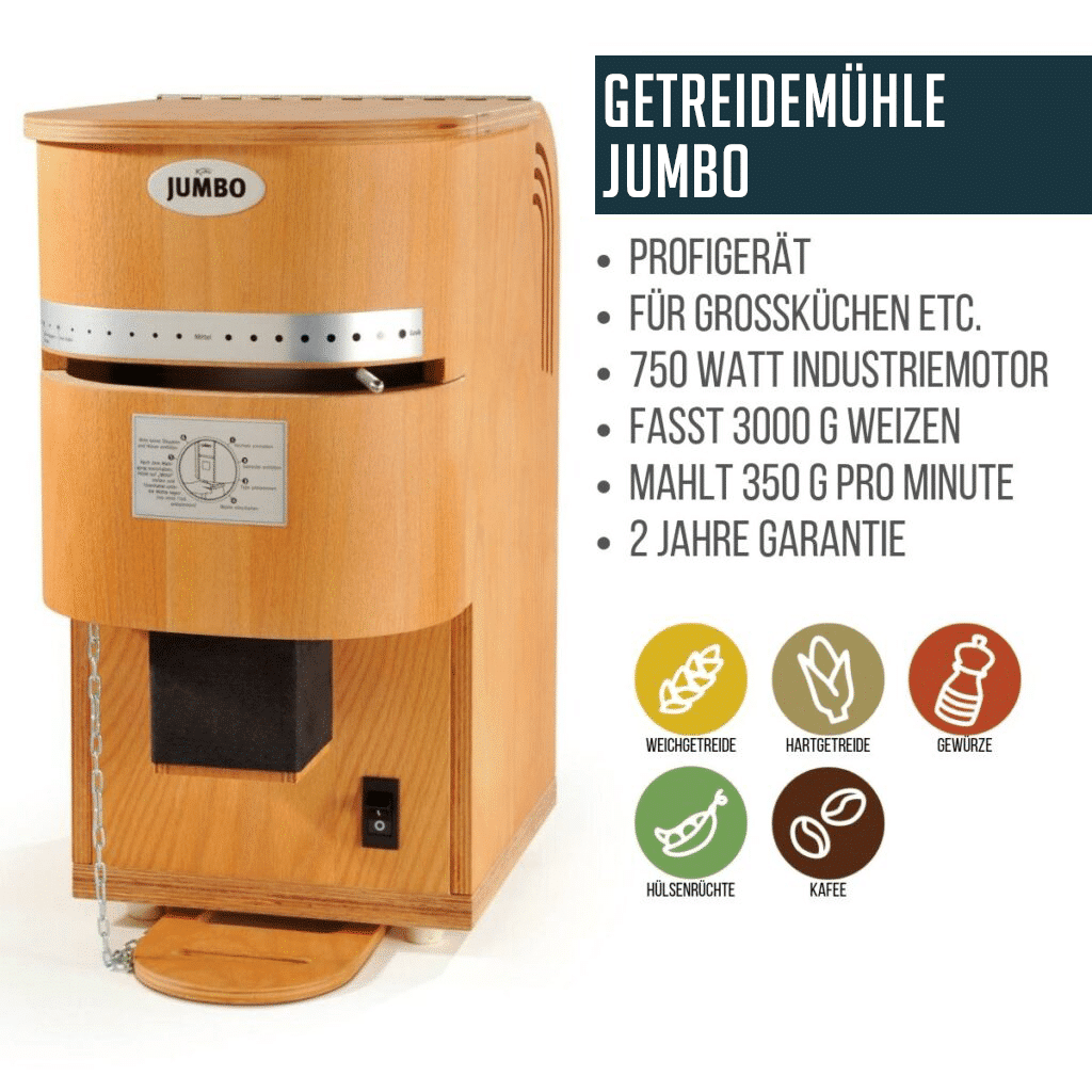 Komo - GETREIDEMÜHLE JUMBO - Profigerät